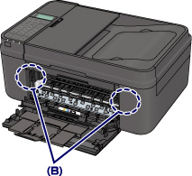 Canon : PIXMA Manuals : MX490 series : Paper Is Jammed inside the Machine